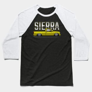 The Sierra Pickup Truck (Wheatland Yellow) Baseball T-Shirt